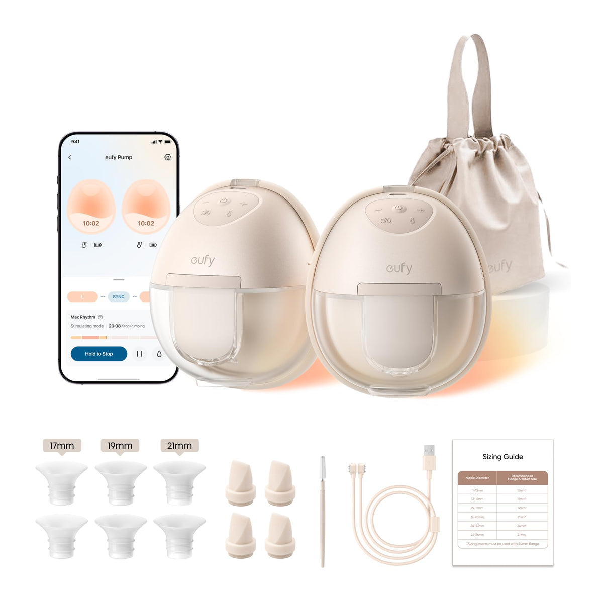 eufy Breast Pump E10/E20/S1/S1 Pro, Duckbill Valves (4-Pack)