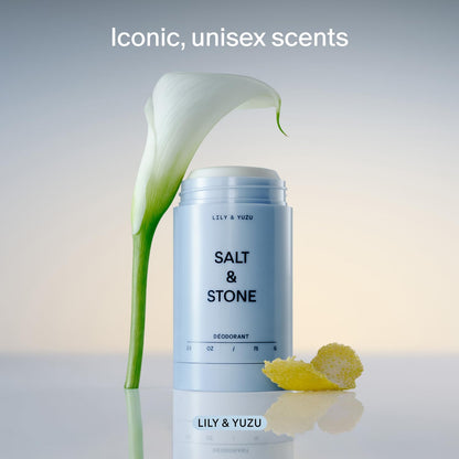 Salt & Stone Aluminum-Free Deodorant, Women & Men Santal & Vetiver 2.6 oz