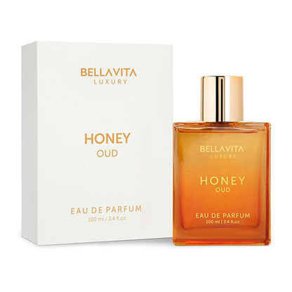 Bellavita Luxury Honey Oud Eau de Parfum Unisex, 3.4 fl oz (100 ml)