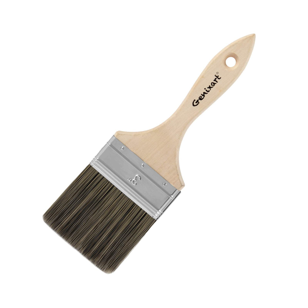 Genixart Double Thick Chip Paint Brush, Wood Stain Brush for Fence, 4 Inch