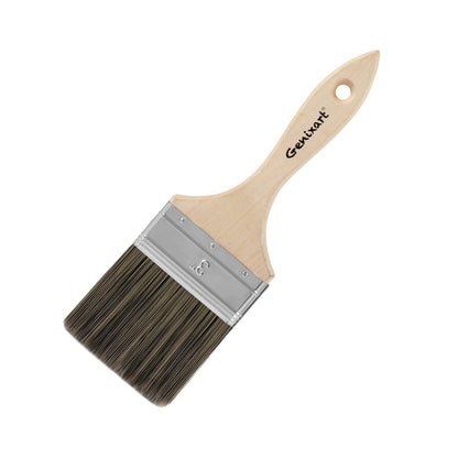 Genixart Double Thick Chip Paint Brush, Wood Stain Brush for Fence, 4 Inch