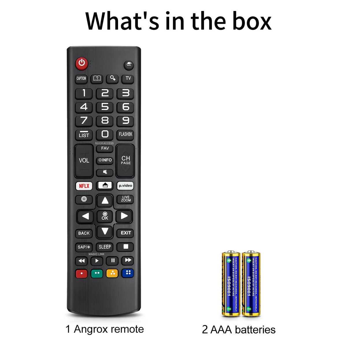 Replacement for Samsung TV Remote, for All 2018-2024 Samsung Remote Control for Smart TV with Voice Control. No Solarcell. 2-Year Warranty.