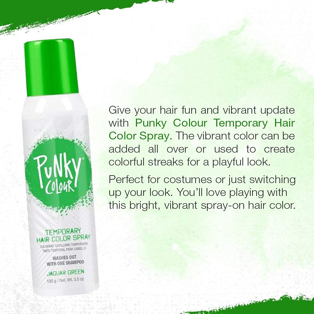 Punky Temporary Hair Color Spray Washes Out Tiger Orange, 3.5 oz, 1 Pack