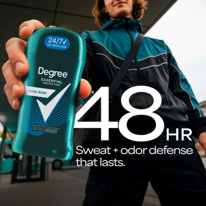 Degree Men Antiperspirant Deodorant, Cool Rush, Twin Pack, 2.7 oz