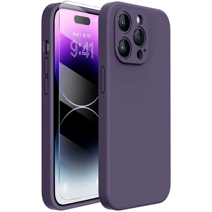 Miracase Silicone for iPhone SE 2022/SE 2020/7/8 Case,Black