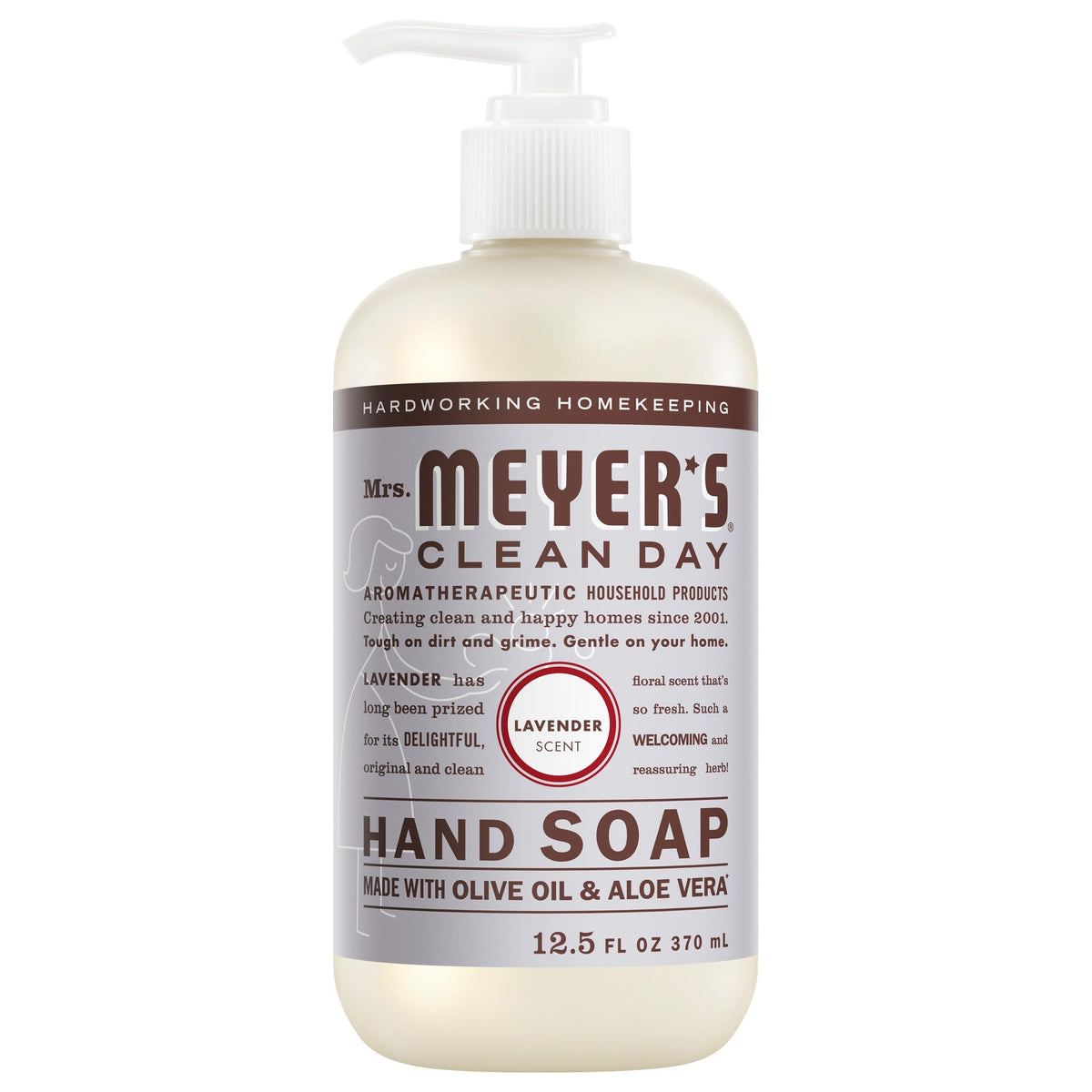 MRS. MEYER'S CLEAN DAY Liquid Hand Soap, Lemon Verbena, 12.5 fl oz, 3 Pack