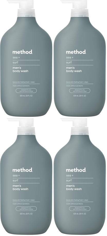 method Men’s Body Wash, Sea + Surf Scent, 28 fl oz