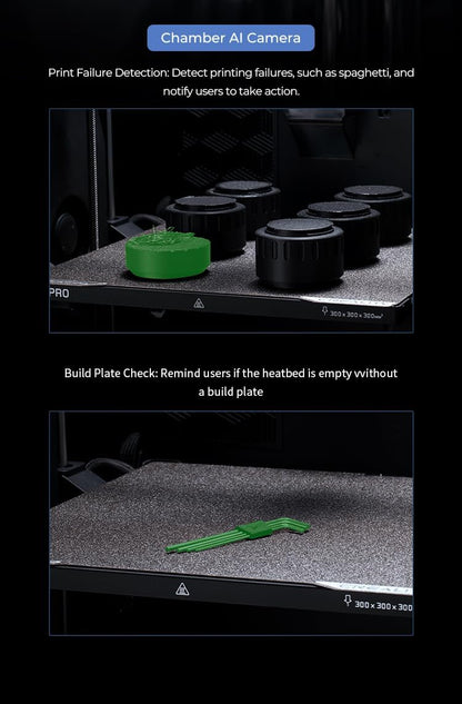 Creality K2/K2 Pro 3D Printer Chamber AI Camera, AI Detection, Time-laspe Filming, Close Watch Around The Clock