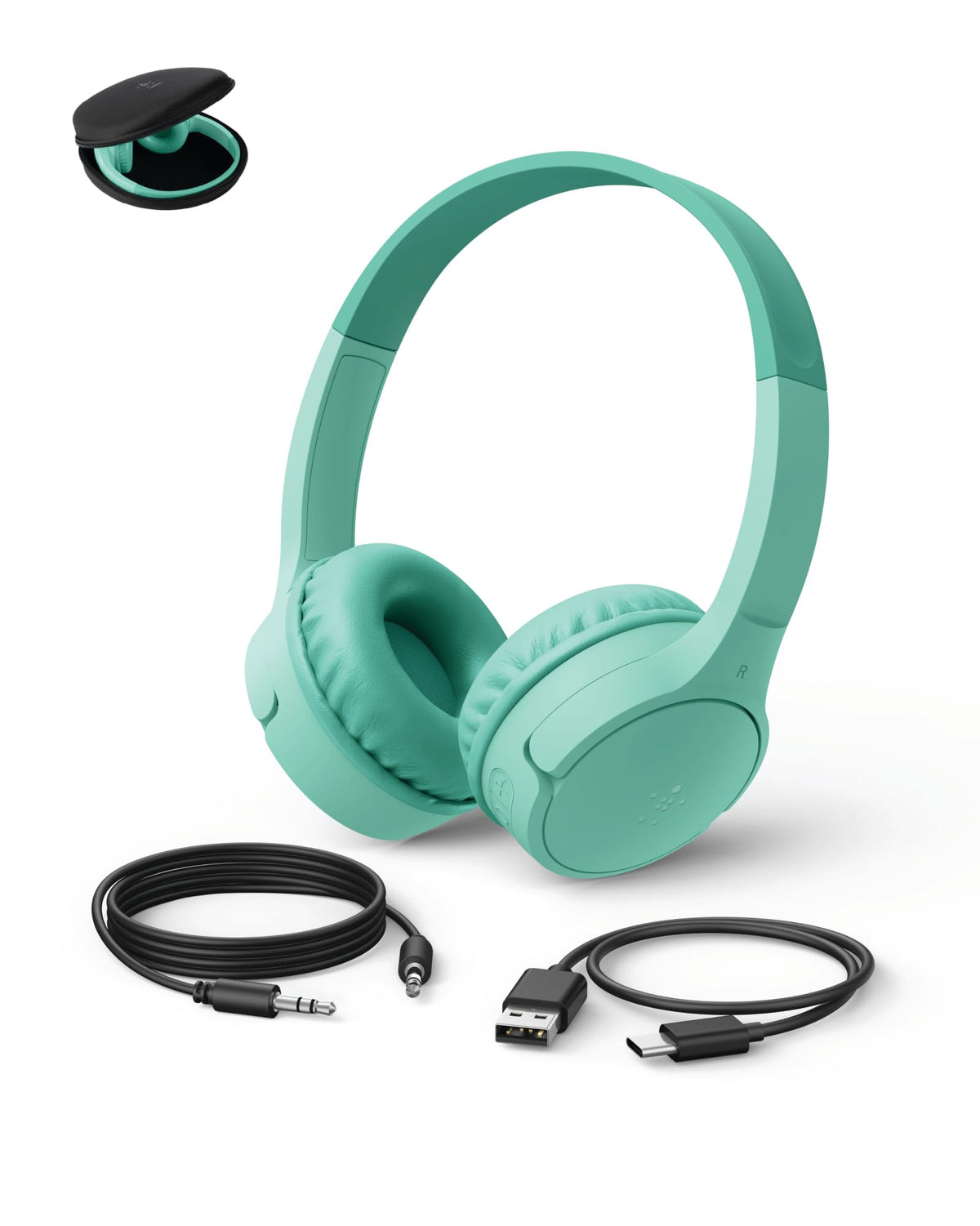 Belkin SoundForm Mini Kids Headphones, Wireless&Wired, 30H Playime, School