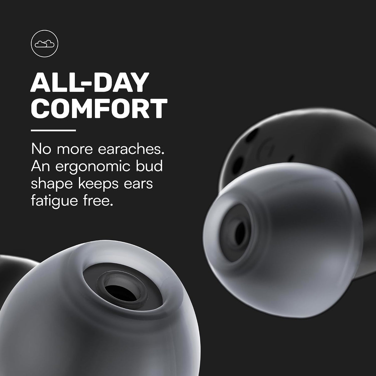 Raycon Everyday Earbuds Plus - Bluetooth True Wireless in-Ear Buds with 32 Hours Playtime, Multipoint Technology, Extreme Comfort, and Active Noise Cancellation (Blue)