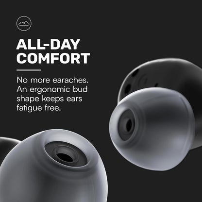 Raycon Everyday Earbuds Plus - Bluetooth True Wireless in-Ear Buds with 32 Hours Playtime, Multipoint Technology, Extreme Comfort, and Active Noise Cancellation (Blue)