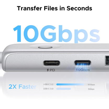 UGREEN USB C Hub 5 in 1 Multiport USB Adapter 4K HDMI, 100W Power Delivery