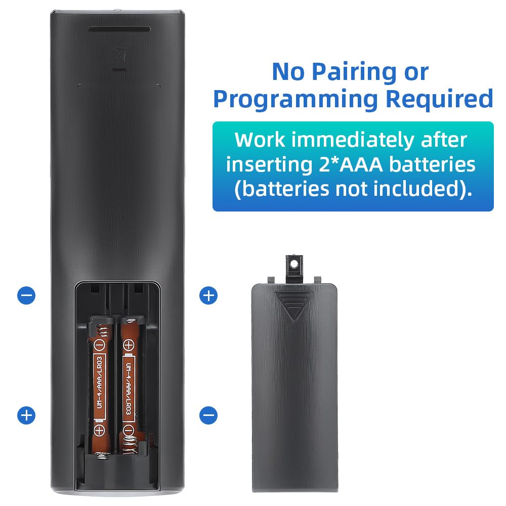 Rechargeable TV Remote for Samsung Smart TVs. Replacement Voice Remote.