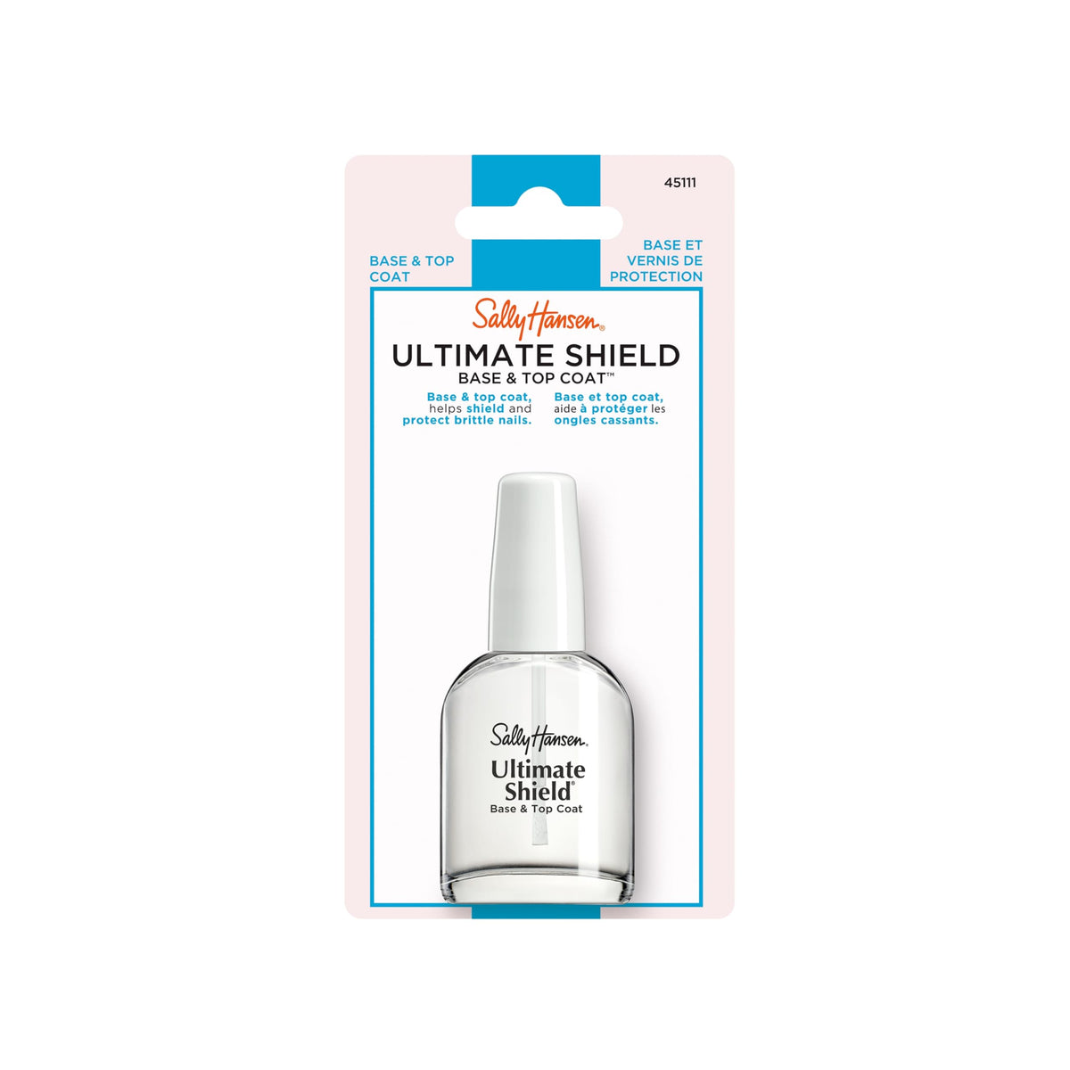 Sally Hansen Advanced Hard as Nails™, Clear Nail Strengthener, Includes Retinol and Nylon, Nourishing