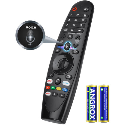 Replacement for Samsung TV Remote, for All 2018-2024 Samsung Remote Control for Smart TV with Voice Control. No Solarcell. 2-Year Warranty.