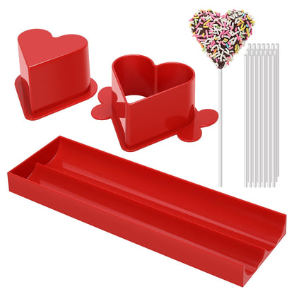 Round Cake Pop Mold Set with 9in Tray and Sticks- Blue