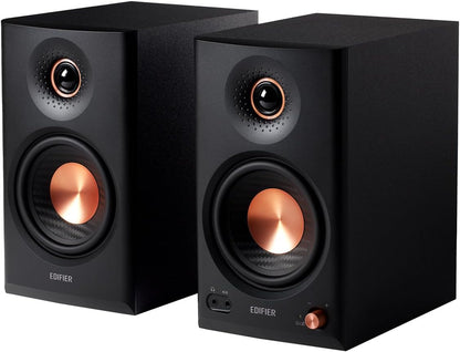Edifier MR4.5 Bi-Amped Studio Monitor, 80W RMS Bookshelf Speakers - Black