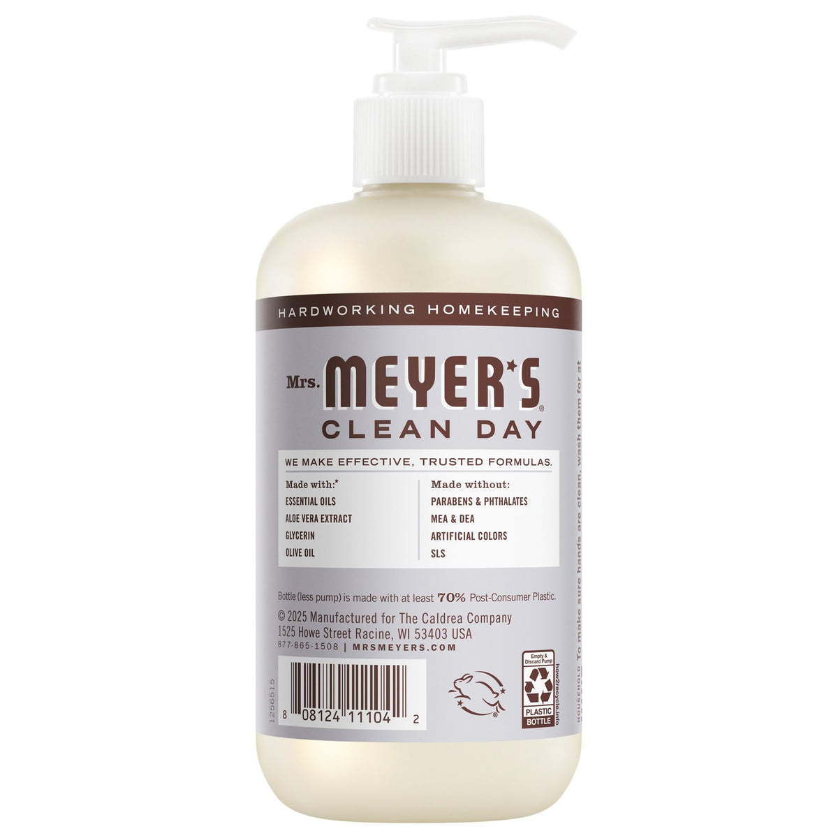 MRS. MEYER'S CLEAN DAY Liquid Hand Soap, Lemon Verbena, 12.5 fl oz, 3 Pack