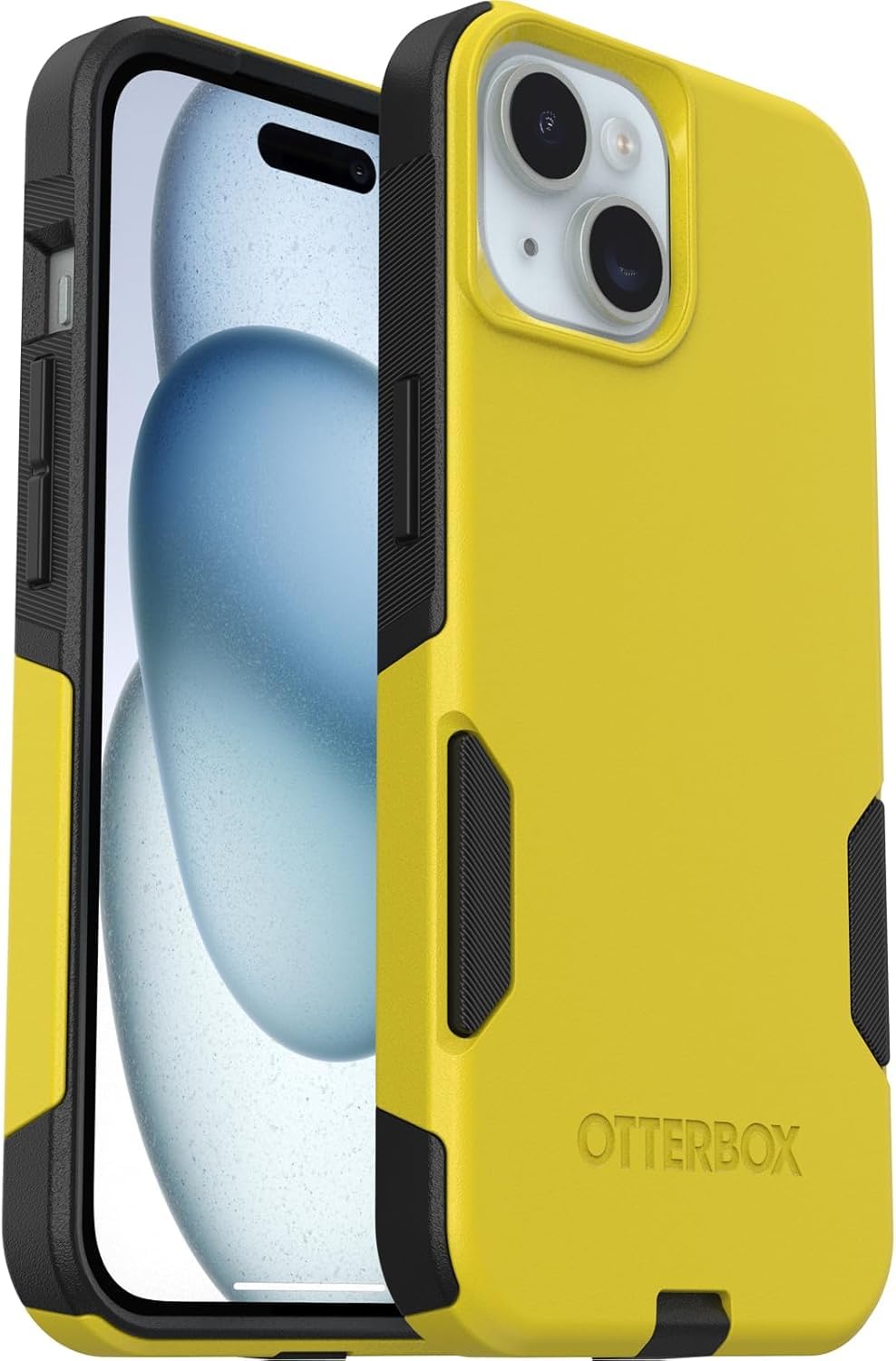 OtterBox iPhone 17e, 16e, 15, 14, & 13 Commuter Series Case - Black, Slim & Tough, Pocket-Friendly, with Port Protection - Thin & Protective iPhone Case, Dual-Layer, Impact Absorbing iPhone Case