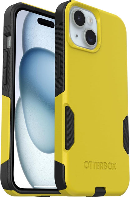 OtterBox iPhone 17e, 16e, 15, 14, & 13 Commuter Series Case - Black, Slim & Tough, Pocket-Friendly, with Port Protection - Thin & Protective iPhone Case, Dual-Layer, Impact Absorbing iPhone Case