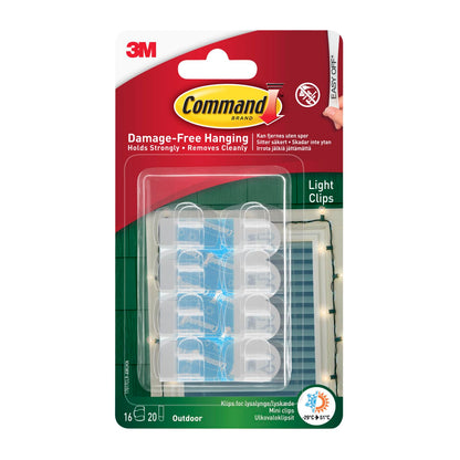 Command Clear Refill Strips Mini 40Strips/PK/ 12PK/CS