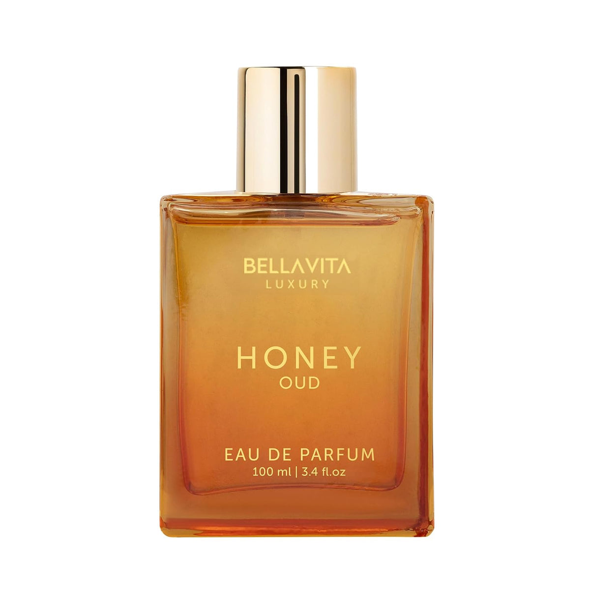 Bellavita Luxury Honey Oud Eau de Parfum Unisex, 3.4 fl oz (100 ml)
