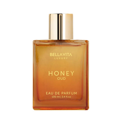 Bellavita Luxury Honey Oud Eau de Parfum Unisex, 3.4 fl oz (100 ml)