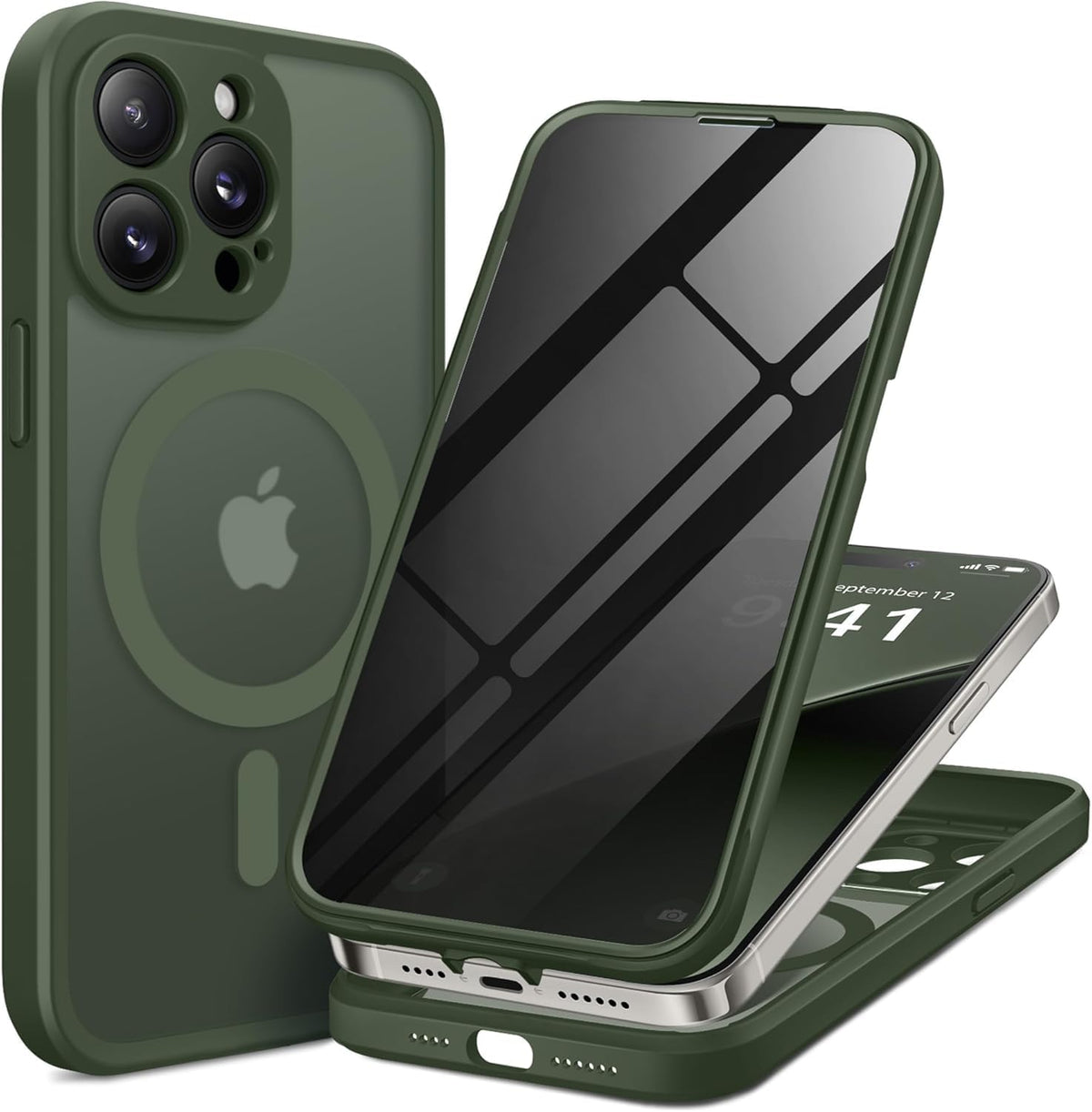 BERFY for iPhone 16 Pro Max Case, Fit for MagSafe