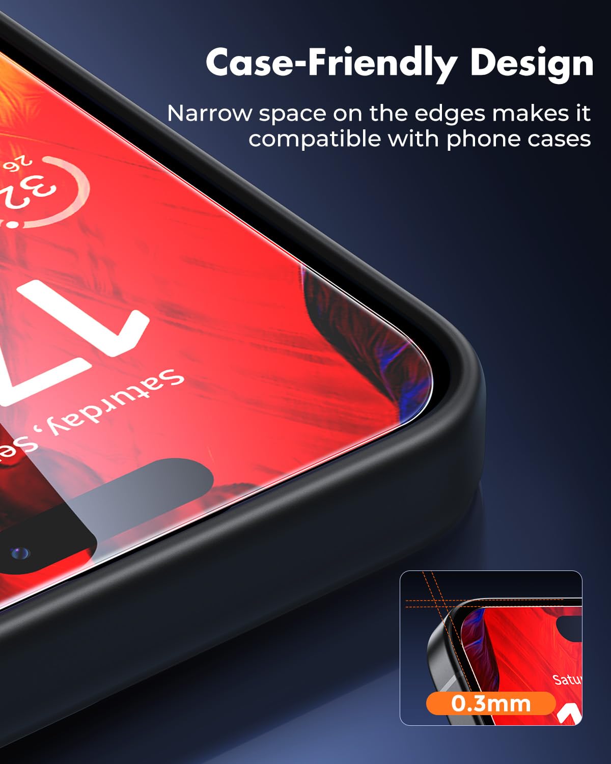 UNBREAKcable 2-Pack Screen Protector for iPhone 14 Plus/13 Pro Max