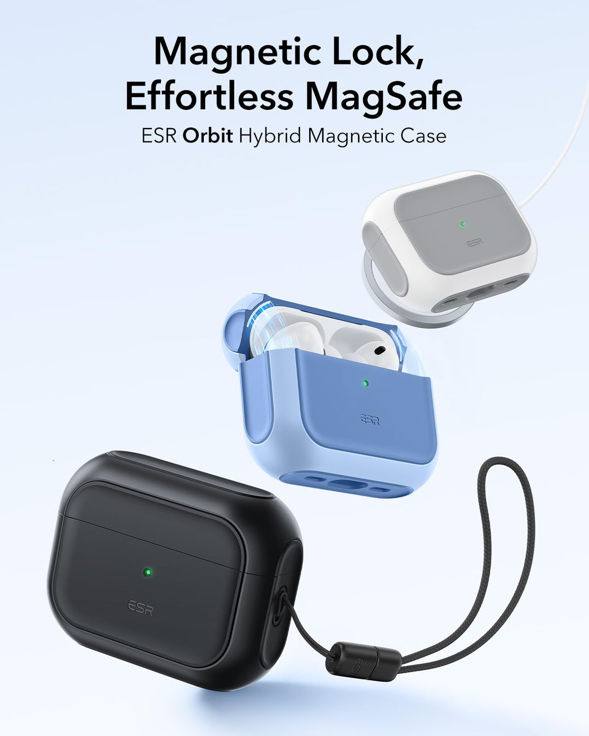 ESR for AirPods Pro 3 Case, Compatible with MagSafe, Orange