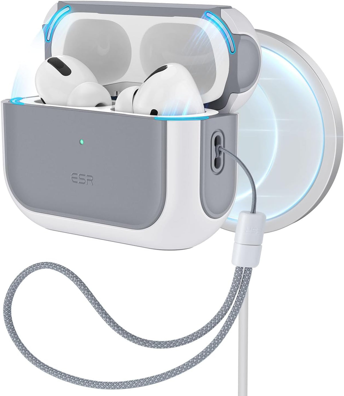 ESR for AirPods Pro 2 Case, Compatible with MagSafe, White