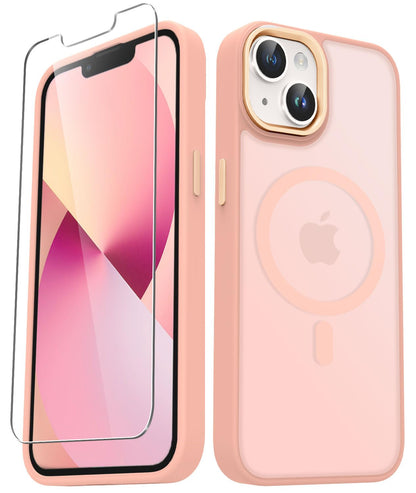for iPhone 14 Plus Case, Matte Magnetic Phone Case, Lavender Purple