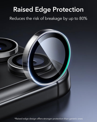 ESR for iPhone 17 Pro Max/17 Pro Camera Lens Protector, 1 Pack, Black