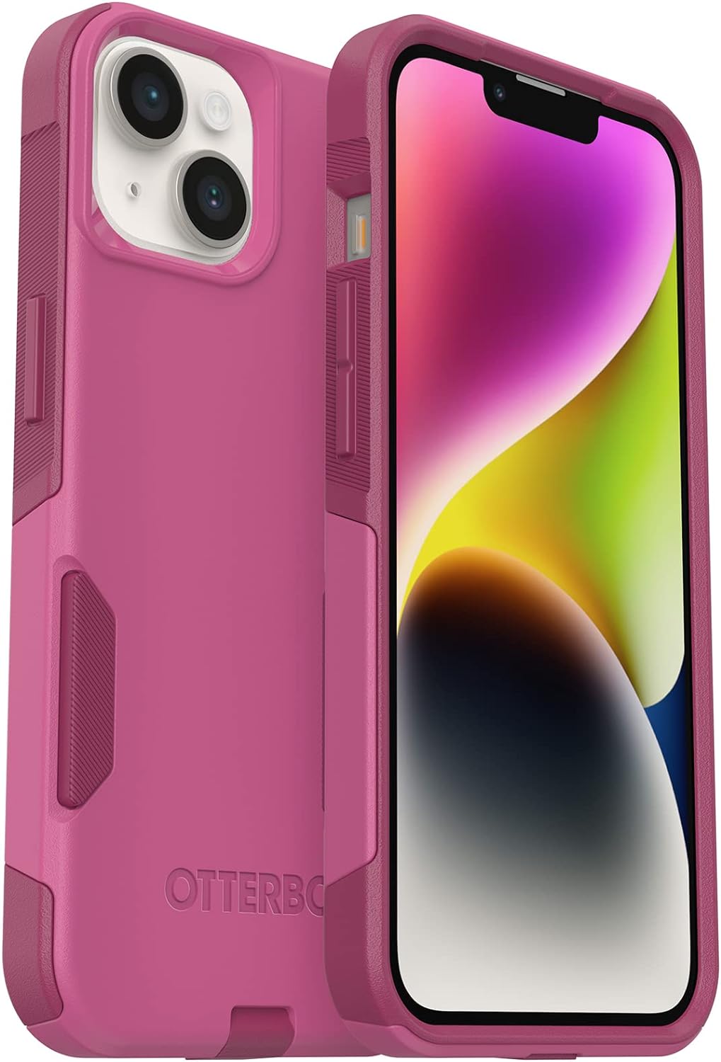 OtterBox iPhone 14 & iPhone 13 Commuter Series Case - BLACK , slim & tough, pocket-friendly, with port protection