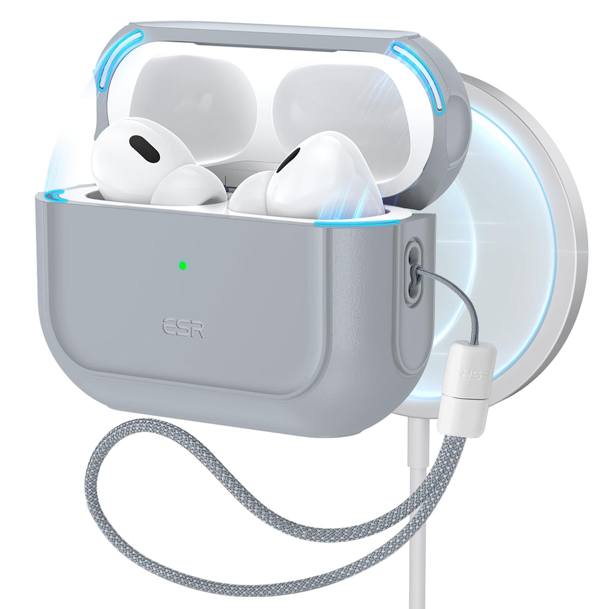 ESR for AirPods Pro 2 Case, Compatible with MagSafe, White