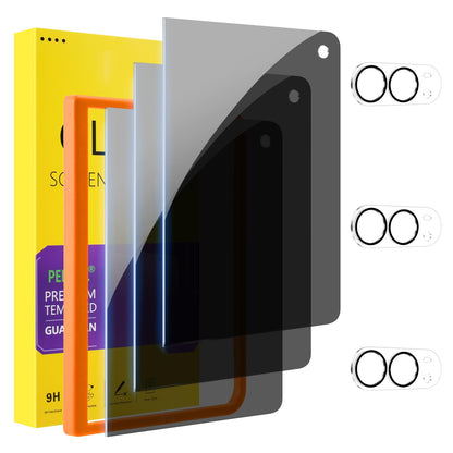 PEHAEL for iPhone 18 Pro Privacy Screen Protector+Camera Lens Protector