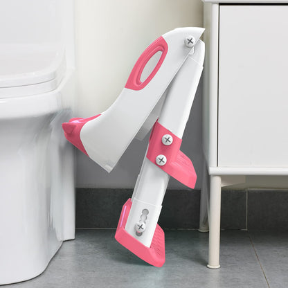 Potty Training Toilet for Toddlers, 2-in-1 Potty Training seat, Anti-Slip (Chocolate, Bear)