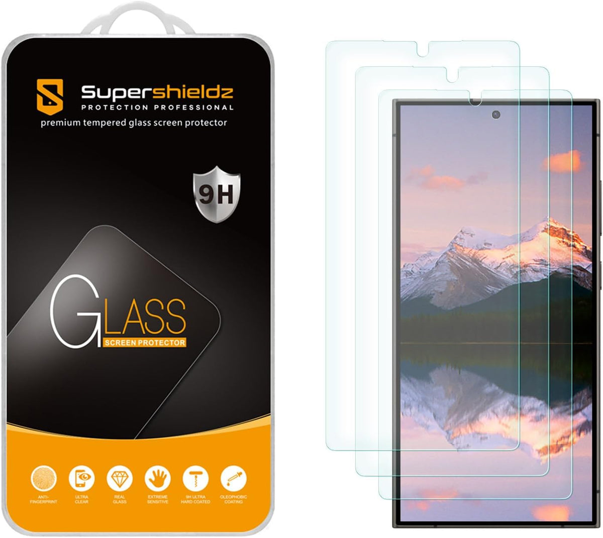 Supershieldz (3 Pack) Designed for Samsung Galaxy S26 FE / S25 FE Tempered Glass Screen Protector, Anti Scratch, Bubble Free