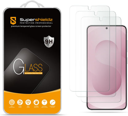 Supershieldz (3 Pack) Designed for Samsung Galaxy S26 FE / S25 FE Tempered Glass Screen Protector, Anti Scratch, Bubble Free