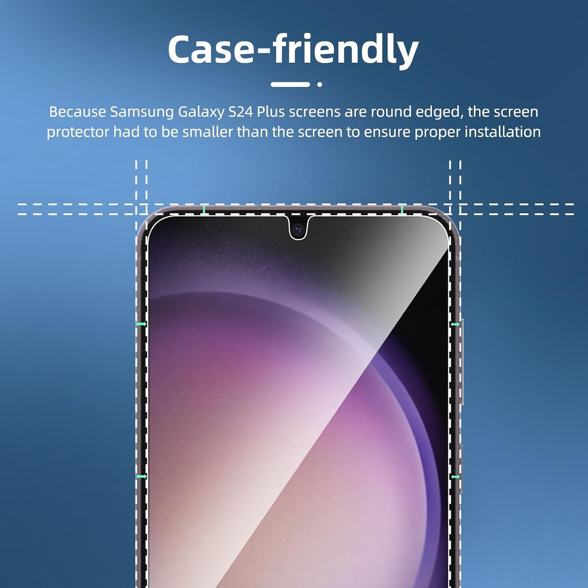 NEW'C for Samsung Galaxy S23 6.1" (SM-S911),Screen Protector Tempered Glass