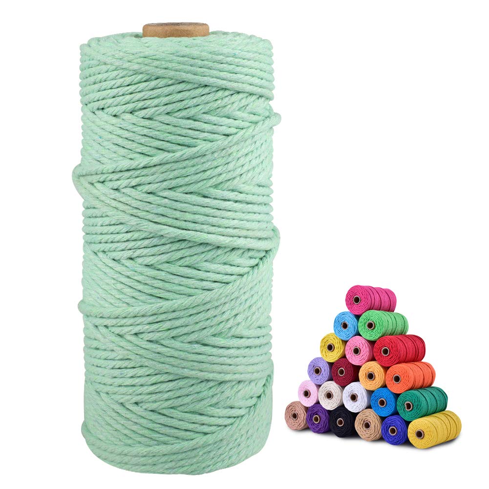 jijAcraft 50M White Cotton String: 2MM Cooking String for DIY Crafts