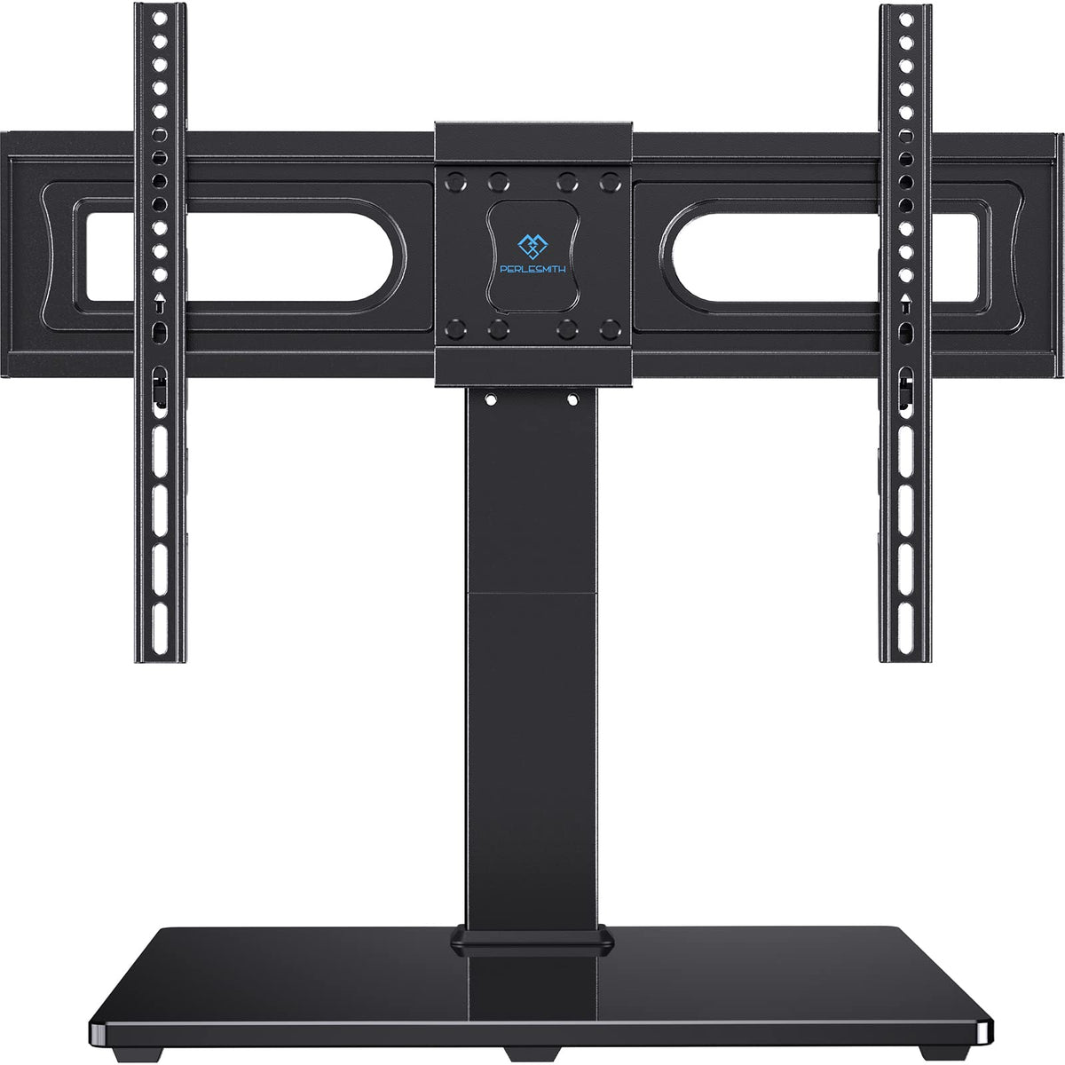 PERLESMITH Universal Swivel TV Stand for 32-75 inch TVs to 99lbs with Legs