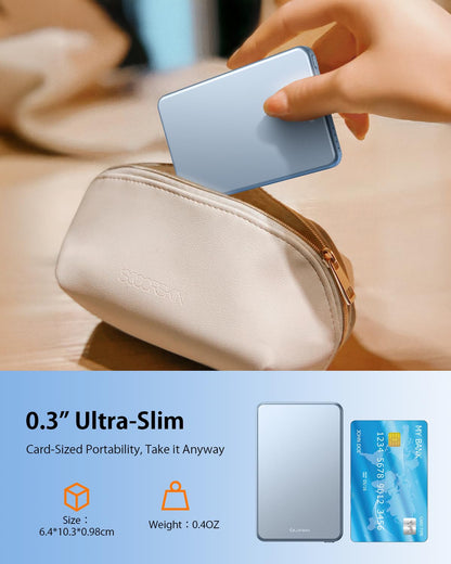 [0.3" Ultra Slim] [Alloy-Made] ULiXWH for Magsafe Portable Charger iPhone