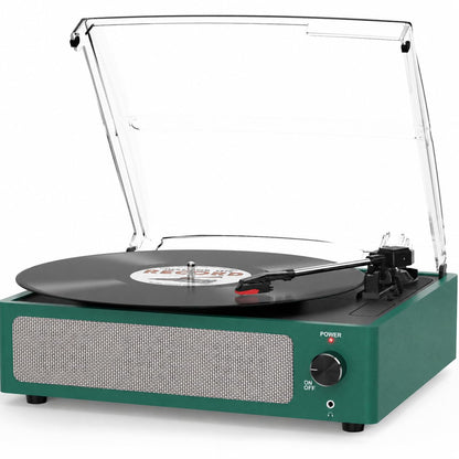 Seasonlife® Record Player for Vinyl Turntable with Speakers,Pale Purple