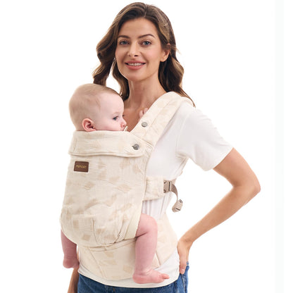 Momcozy PureHug Baby Carrier - Ergonomic, Cozy and Lightweight for 7-45 lbs