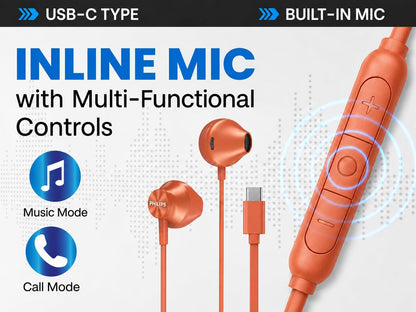PHILIPS SHE3590BL/28 in-Ear Headphones, Blue