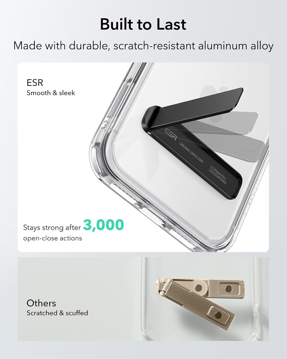 ESR Boost Phone Kickstand Compatible with iPhone 18 Pro/Pro max/Duo