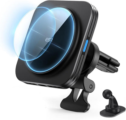 ESR for MagSafe Car Mount Charger for iPhone Duo/18 Pro/17-12, Samsung S26