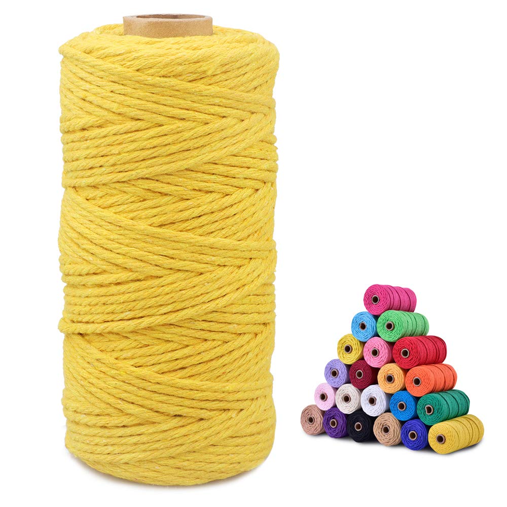 jijAcraft 50M White Cotton String: 2MM Cooking String for DIY Crafts