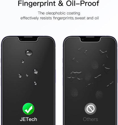 JETech Screen Protector for iPhone SE 3/2 (2022/2020), 3-Pack